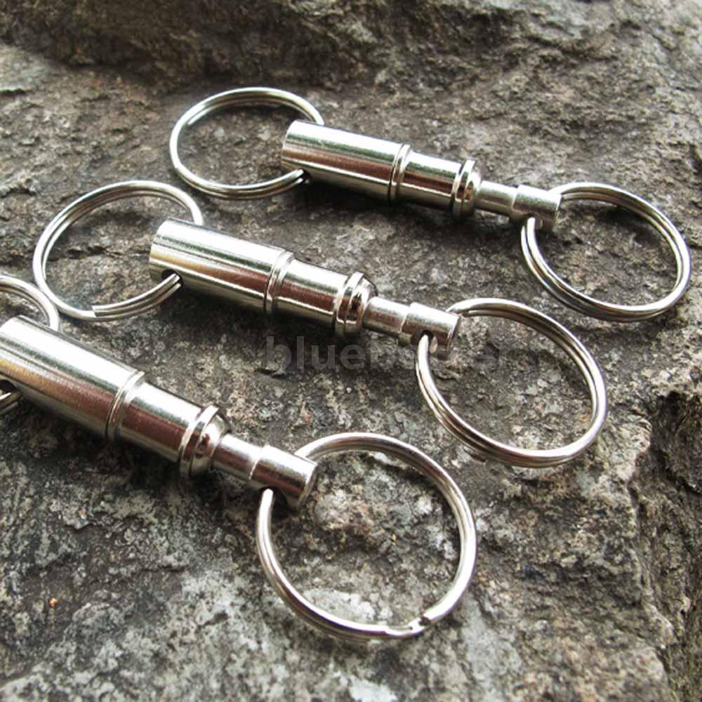 5pcs Detachable Removable Handy Key Holder Split Ring Keyfob Keyring ...